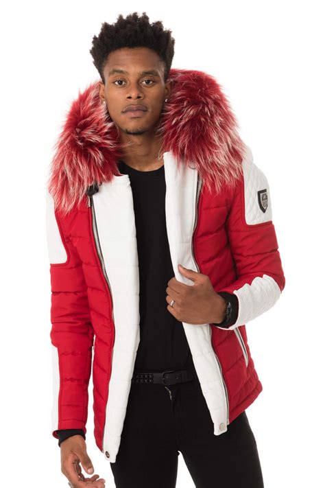 Our exclusive collection made with fabrics by the prestigious london print house. Blouson Homme horspist CARLTON ROUGE / BLANC COL ROUGE ...