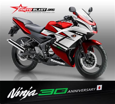 Modif Striping Kawasaki Ninja 150r Edisi 30th Ninja Anniversaryklo