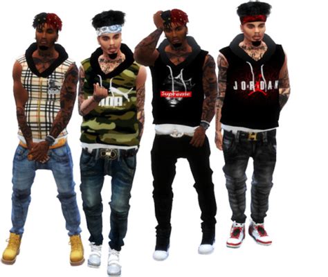 Xxblacksims Male Sims Urban Lookbook I Did This For Fun