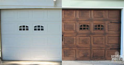 The last thing you want is your garage door lock to start keeping you out instead of potential burglars. DIY: Faux Stained Wood Garage Door Tutorial | Hometalk