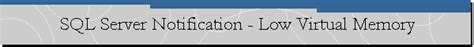 19/4/2012 3:17:47 pm task category: SQLCoffee - SQL Server Notification - Low Virtual Memory