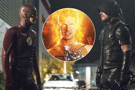 Flash Arrow Get 2015 Finale Trailers Plus Firestorm