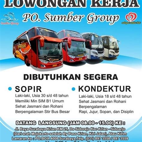 Makanan, minuman, alat tulis, obat. Info Loker Supir D Kebumen / Lowongan Kerja Po Sinar Jaya Pengemudi Supir Bus Akap Lowongan ...