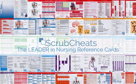Scrubcheats 50 Nursing Reference Cards Heavy Laminated Scannable Qr