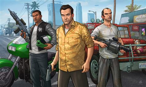 Video Game Grand Theft Auto V Wallpaper By Patrick Brown