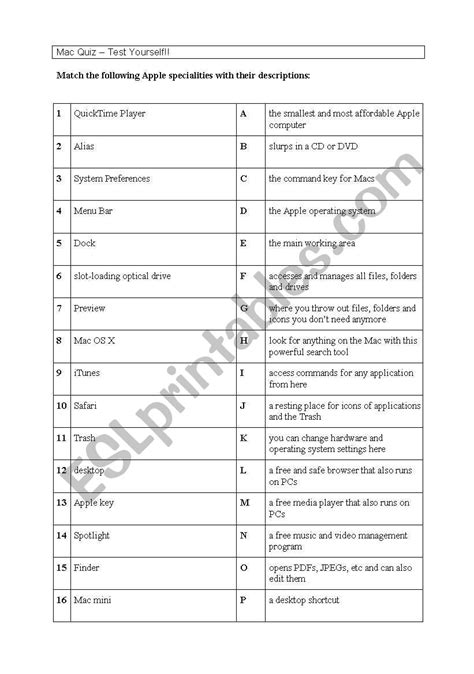 Worksheets are computer basics for kids, module 1 handouts computer basics computers, ccoommppuutteerr bbaassiiccss, module 1 trainer kit computer basics computers. English worksheets: Apple Computer Basics Quiz