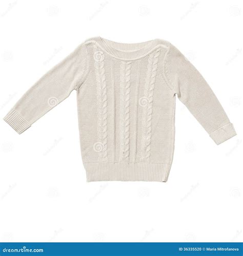 Beige Sweater Isolated Stock Photo Image Of Color Sweater 36335520