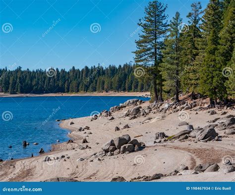 Shoreline Of Ice House Reservoir In The Crystal Basin Area Of The