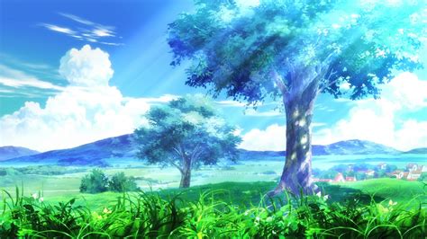 The best collection of anime wallpapers for your desktop and phone devices. anime background | Anime backgrounds wallpapers, Landscape ...