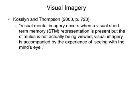 Ppt Face Perception Ii Visual Imagery Powerpoint Presentation Free