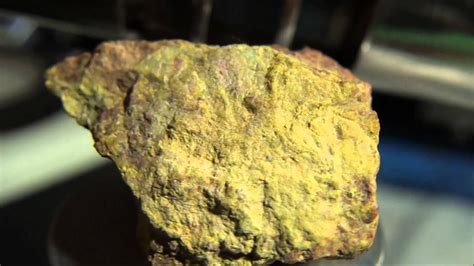 Well, uranium is the heaviest naturally occurring element on earth. Radioactive Uranium ore, Rum jungle Northern Territory ...