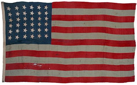 712 36 Star American Flag Nevada 1864 Lot 712