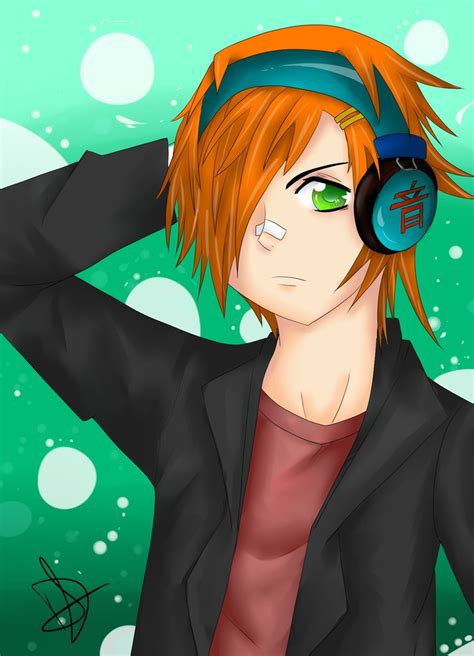 Boy With Orange Hair By Lolchild On Deviantart