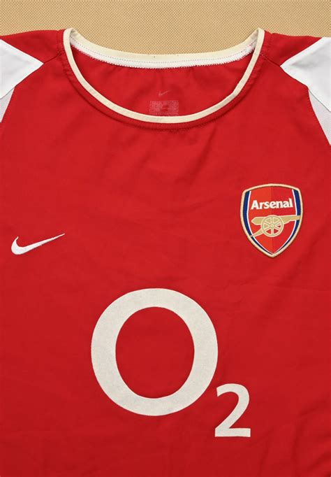 2002 04 Arsenal London Shirt Xl Football Soccer Premier League