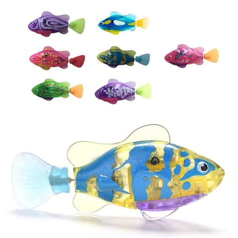 Swimming Electronic Fish Activated Battery Robotic Fish Powered Toy For
