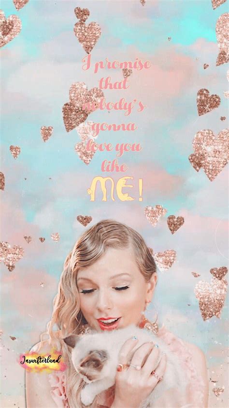 Taylor Swift Lover Lyrics Desktop Wallpaper