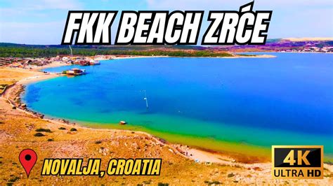 Fkk Beach ZrĆe Novalja Croatia 4k Youtube