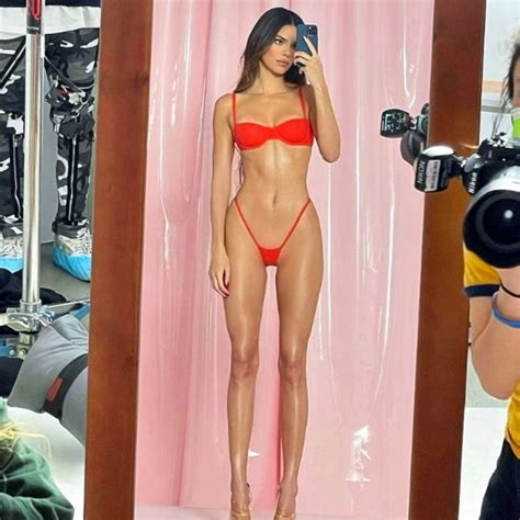 kendall jenner accused of photoshop on lingerie photos herald sun