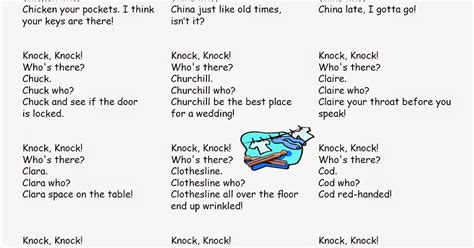 It is always interesting to find funny good morning jokes, funny jokes for kids and many other funny jokes. Funny Gag: Funny Knock Knock Jokes for Kids