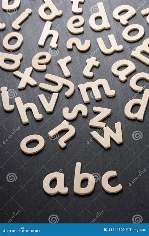 Abc Wooden Letters Stock Image Image Of Communication