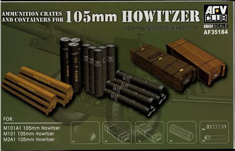 35 105mm Ammunition Crates And Containers For Us Howitzer M101