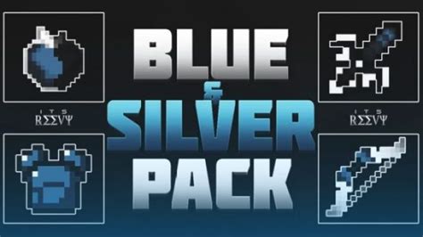 Uhc Minecraft Pvp Texture Pack Blue And Silver 18 Uhc Pack
