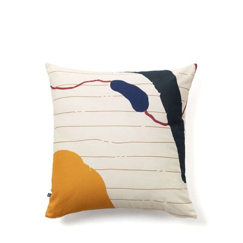 Yeles - Housse de coussin à motifs rayures 45x45 cm - Drawer