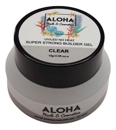 Aloha Super Strong No Heat Builder Gel 15g Χρώμα Clear Διάφανο