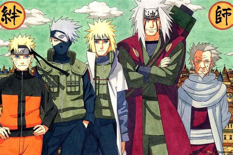 Naruto And His Teachers Sansei 2k Wallpaper Download