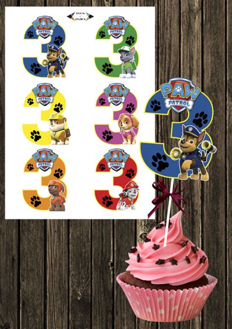 Paw patrol coloring book free download pdf coloring page paw patrol coloring paw patrol coloring pages paw patrol badge. Paw Patrol printable Paw Patrol Number 3 Centerpieces Paw