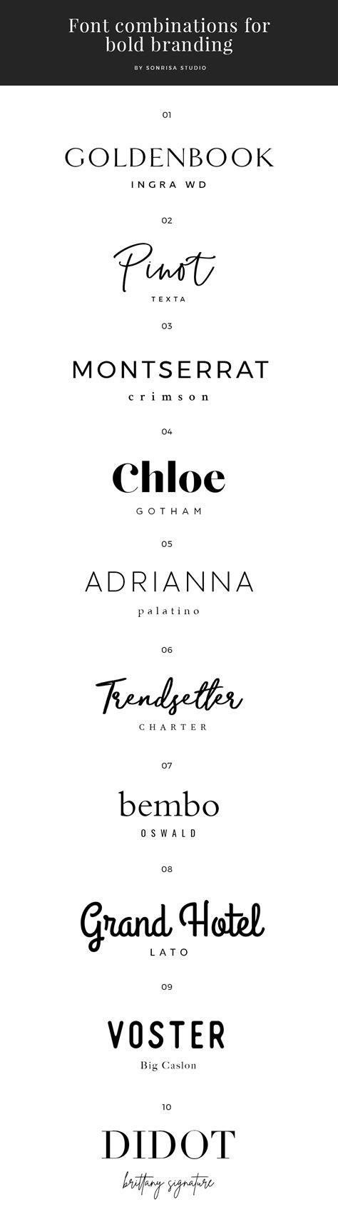 Font Combinations For Bold Branding