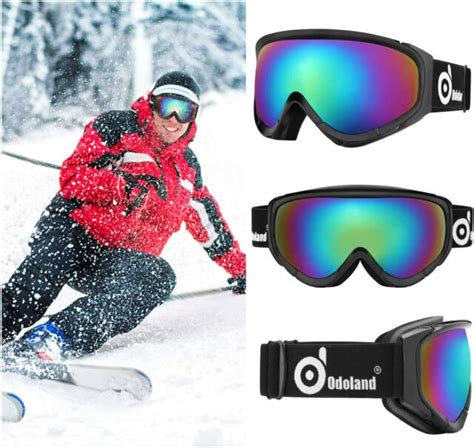 Odoland Snow Ski Goggles S2 Double Lens Anti Fog Windproof Uv400 Eyewear For Adu For Sale Online