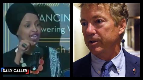 Flashback Rand Paul Said He Would Contribute To Buying Ilhan Omar A