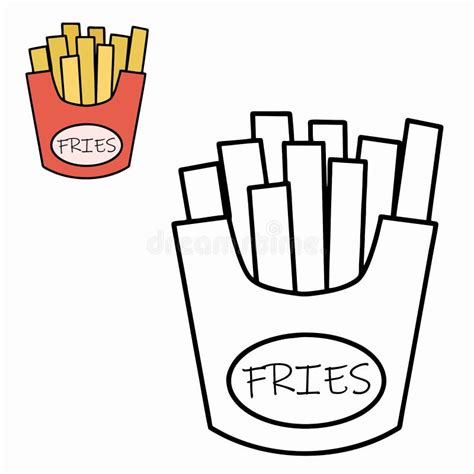 Coloring Pages Of Fries