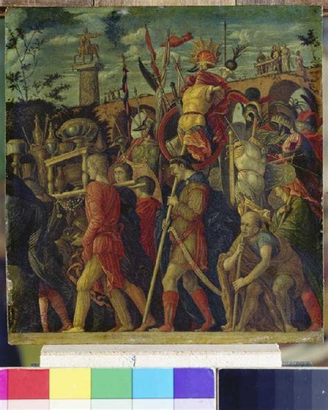 Triumphal Procession Of Caesar Copy To Andrea Mantegna As Art Print