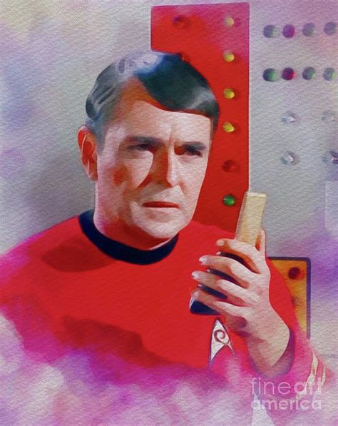 James Doohan As Scotty Painting By Esoterica Art Agency Pixels