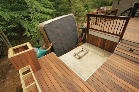 Best Relaxing Backyard Hot Tub Deck Designs Ideas Ann Inspired