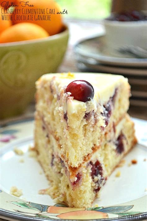 The holidays may be winding down, but we've all just created more. Gluten Free Cranberry Clementine Cake with White Chocolate ...