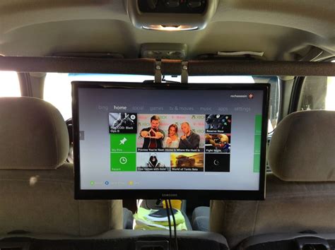 Heres How You Install A Tv And Game Console In Your Car