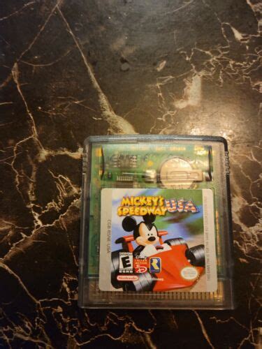 Mickeys Speedway Usa Nintendo Game Boy Color 2001 45496731342 Ebay