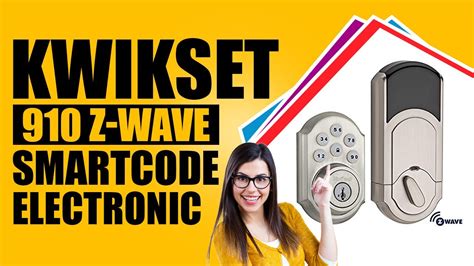 Kwikset 910 Z Wave Smartcode Electronic Touchpad Deadbolt Works With