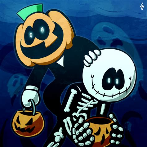 Fnf Spooky Month Background Pin By Leoasahi On Skid Pump In 2021