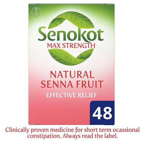 Senokot Max Strength Senna Laxative 48 Tablets Chemist 4 U