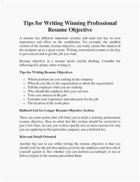 A more modern take on a resume objective example is a combination of the two: 68 Elegant Photos Of Resume Writing Objective Section ...