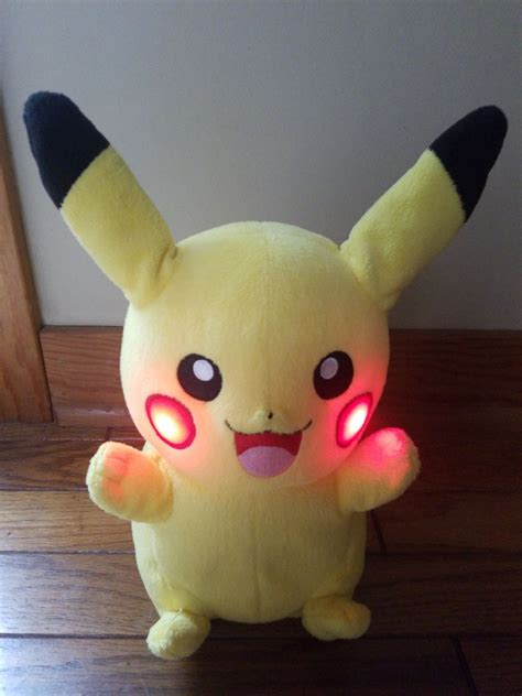 Plush Talking Light Up Pikachu On Mercari Pokemon Stuffed Animals