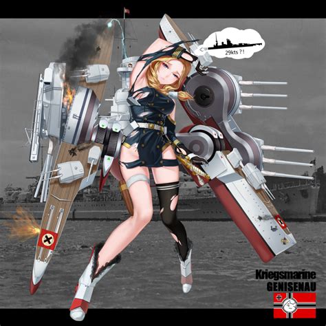 Rail Silverbow Gneisenau Gneisenau Warship Girls R Scharnhorst Warship Girls R Warship