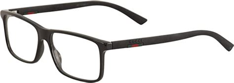 eyeglasses gucci gg 0424 o 005 black 58 16 145 clothing shoes and jewelry