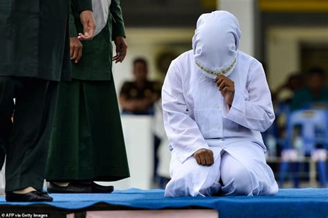 Man Who Helped Draft Laws Ordering Adulterers To Be Flogged Is Flogged For Adultery In Indonesia