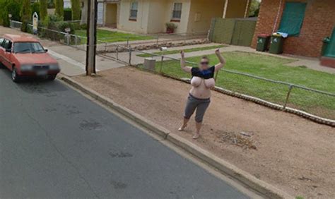 Woman Flashes Her Rack To Google Maps Camera Complex