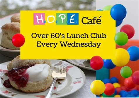 Lunch Club For Over 60’s